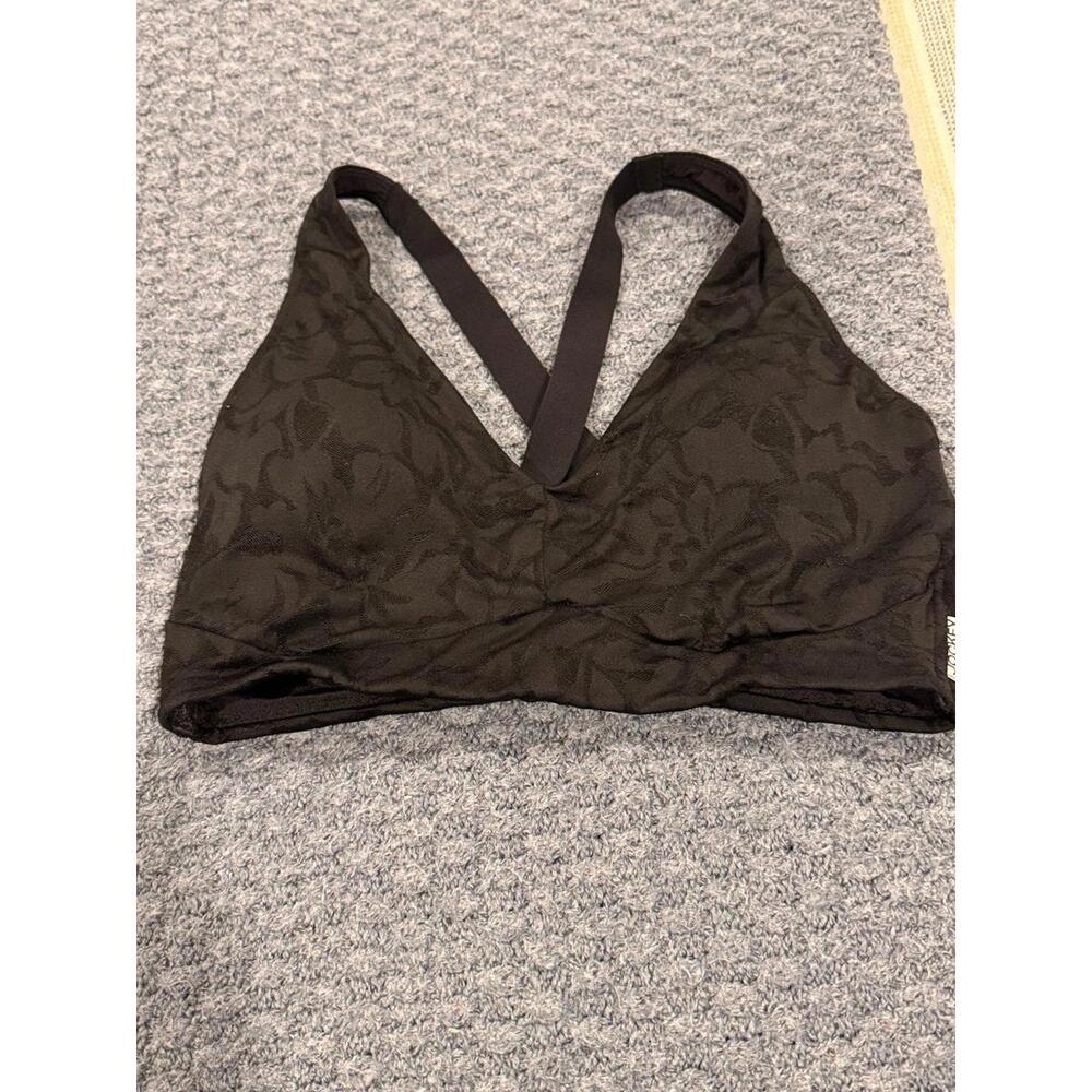Jockey Black Bralette (Size M) - Comfortable Criss-Cross Back